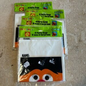 Vintage 2001 Sesame Street Goodie Bags New